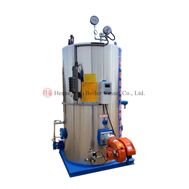 Dual-Fuel Gas And Oil Fired Steam Generator For Heating